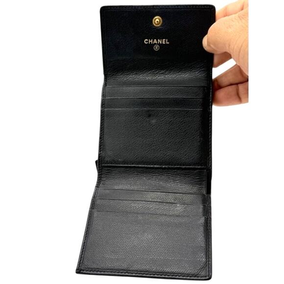 Vintage Chanel CC Logo Compact Wallet*AMAZING condition*BEAUTIFUL - Picture 5 of 11